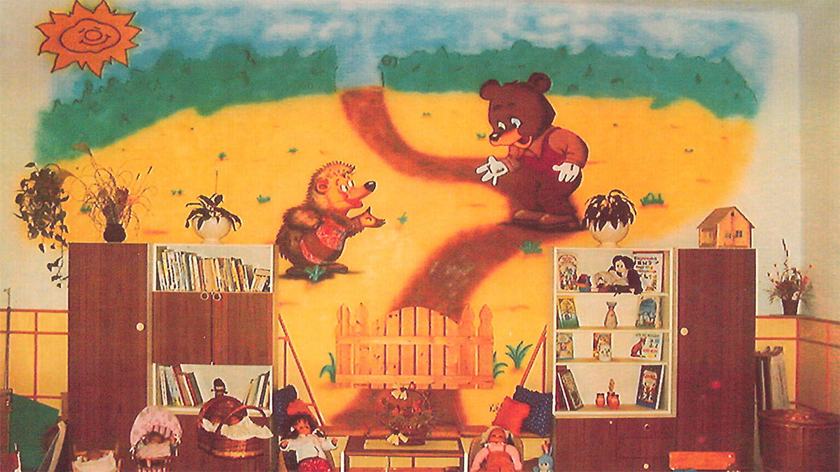 óvodai falfestés referencia